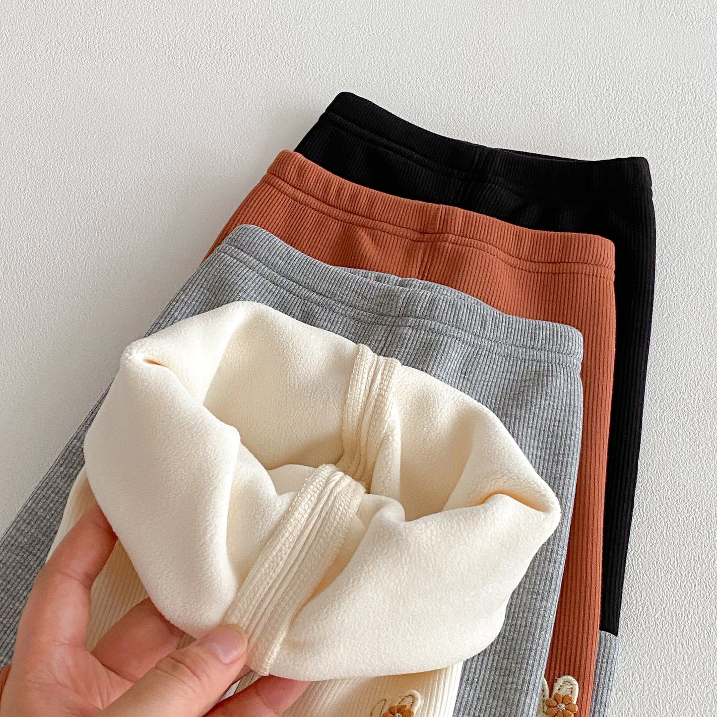 Autumn and Winter Arrival Color Patchwork Style Cartoon Pattern Knitted Pants for Girls, MyKids-USA®, Trousers, MyKids-USA -  -  -  -  -  -  - .