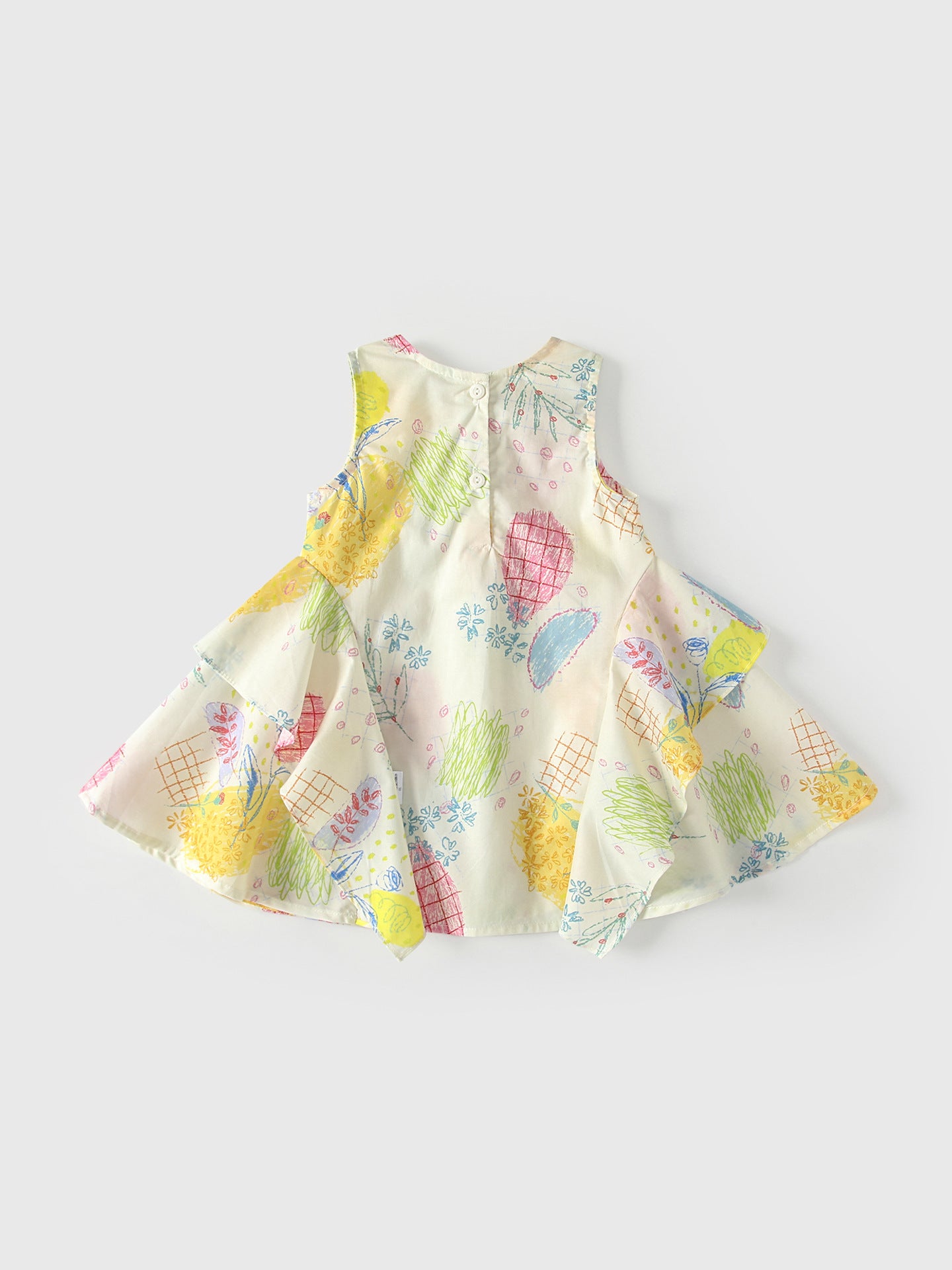 Summer Arrival Baby Girls Sleeveless Flowers and Plaid Pattern Dress, MyKids-USA®, Baby & Children's Dresses, MyKids-USA -  -  -  -  -  -  - .
