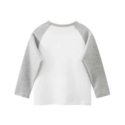 Spring Baby Kids Boys Cars Cartoon Print Long Sleeves Crew Neck Color Patchwork Top, MyKids-USA®, Shirts, MyKids-USA -  -  -  -  -  -  - .