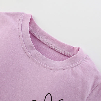 Summer Baby Kids Casual Flower Cartoon Pattern T-shirt and Shorts Clothing Set, MyKids-USA®, Baby & Toddler Outfits, MyKids-USA -  -  -  -  -  -  - 