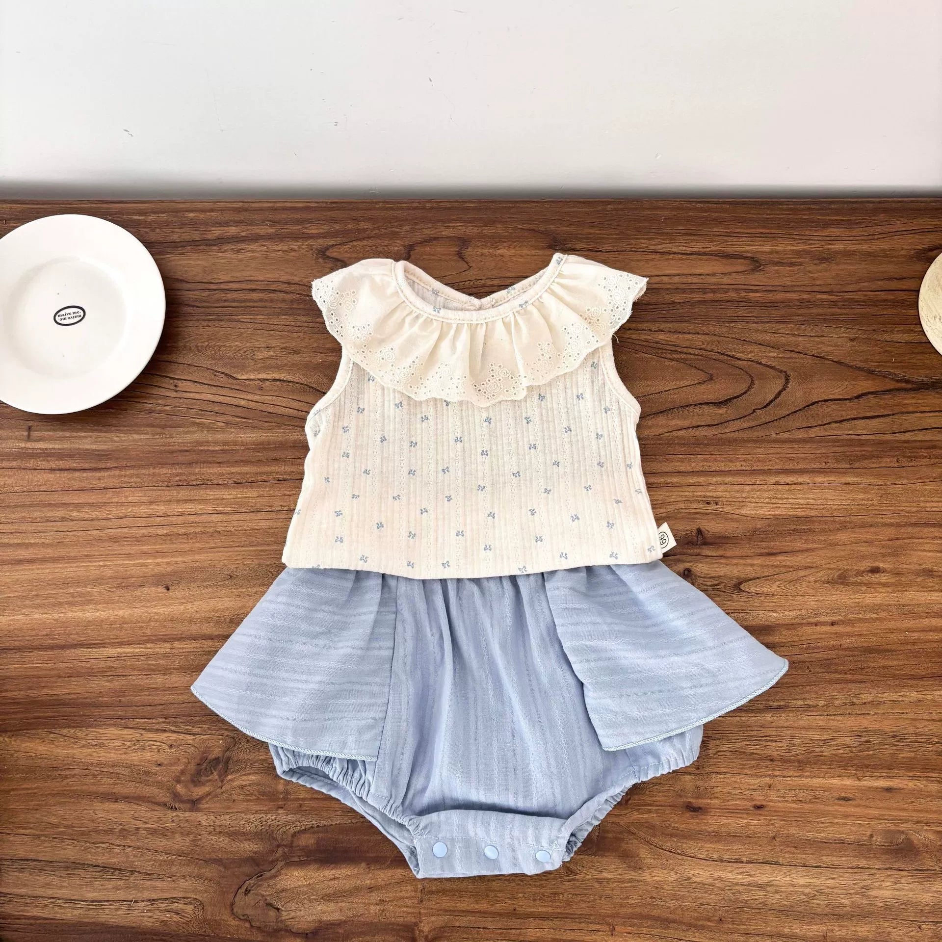 Summer Hot Selling Baby Kids Girls Sleeveless Butterfly-bows Pattern Vest and Bloomers Clothing Set, MyKids-USA®, Baby & Toddler Outfits, MyKids-USA -  -  -  -  -  -  - 