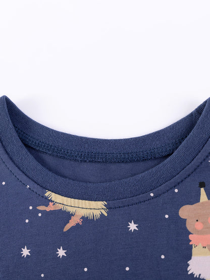 Summer Arrival Cartoon Pattern Short Sleeves Dress for Stylish Girls, MyKids-USA®, Baby & Children's Dresses, MyKids-USA -  -  -  -  -  -  - .