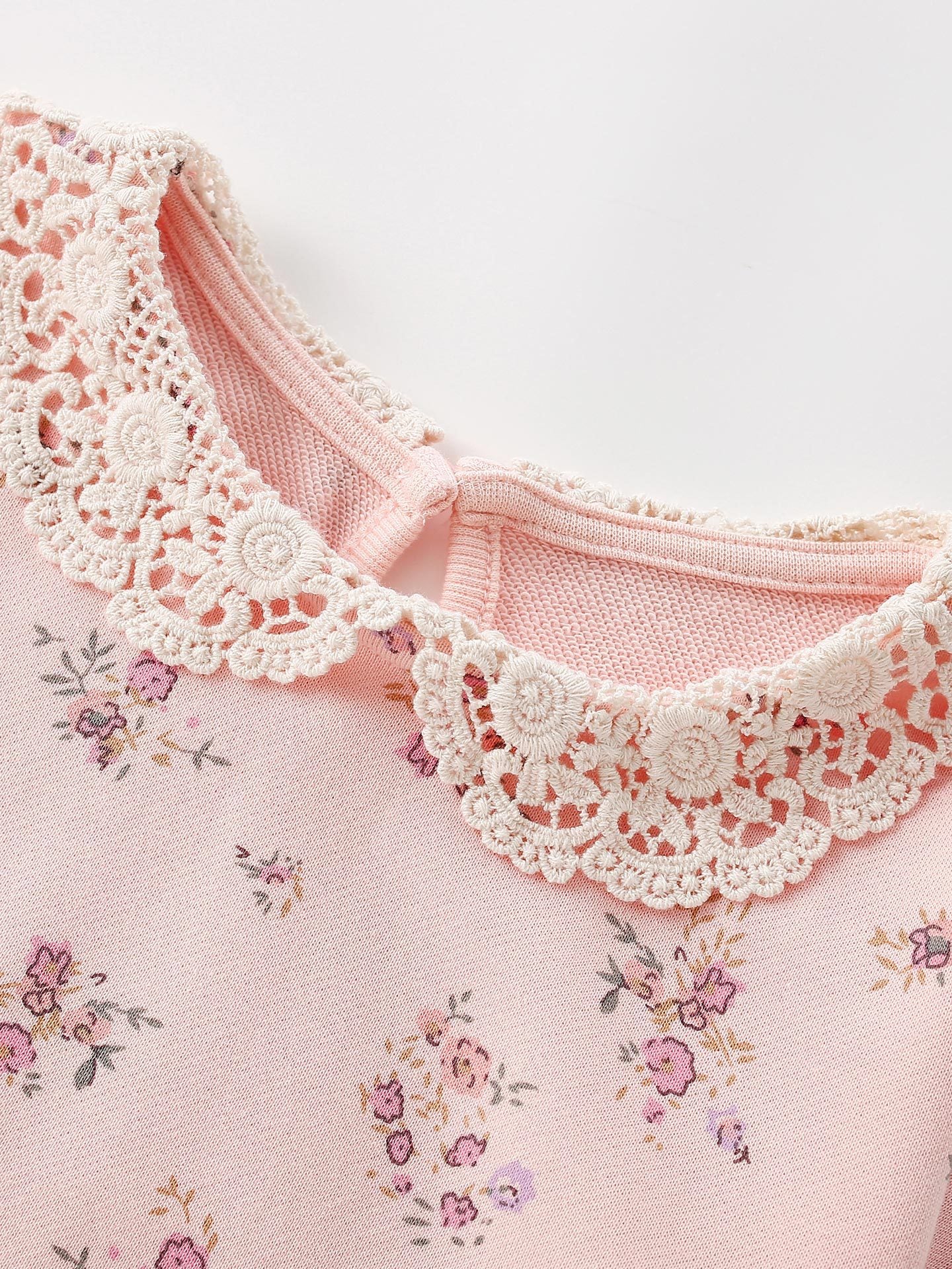 MyKids-USA® Winter and Autumn Baby Kids Girls Flowers Pattern Long Sleeves Sweatshirt and Plain Pants Clothing Set