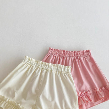 Summer Arrival Kids Girls Cotton Casual Style Ruffle Design Shorts, MyKids-USA®, Shorts, MyKids-USA -  -  -  -  -  -  - 