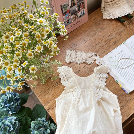 Summer Hot Selling Baby Kids Girls Sleeveless Hollow Out Collar Princess Dress, MyKids-USA®, Baby & Toddler Dresses, MyKids-USA -  -  -  -  -  -  - 