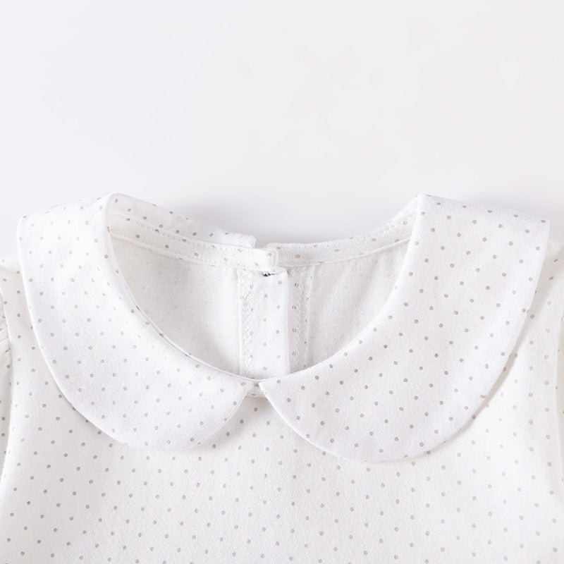 Arrival Autumn Girls Cartoon Embroidered and Dots Pattern Long Sleeves Dress, MyKids-USA®, Baby & Toddler Dresses, MyKids-USA -  -  -  -  -  -  - 