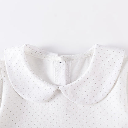 Arrival Autumn Girls Cartoon Embroidered and Dots Pattern Long Sleeves Dress, MyKids-USA®, Baby & Toddler Dresses, MyKids-USA -  -  -  -  -  -  - 