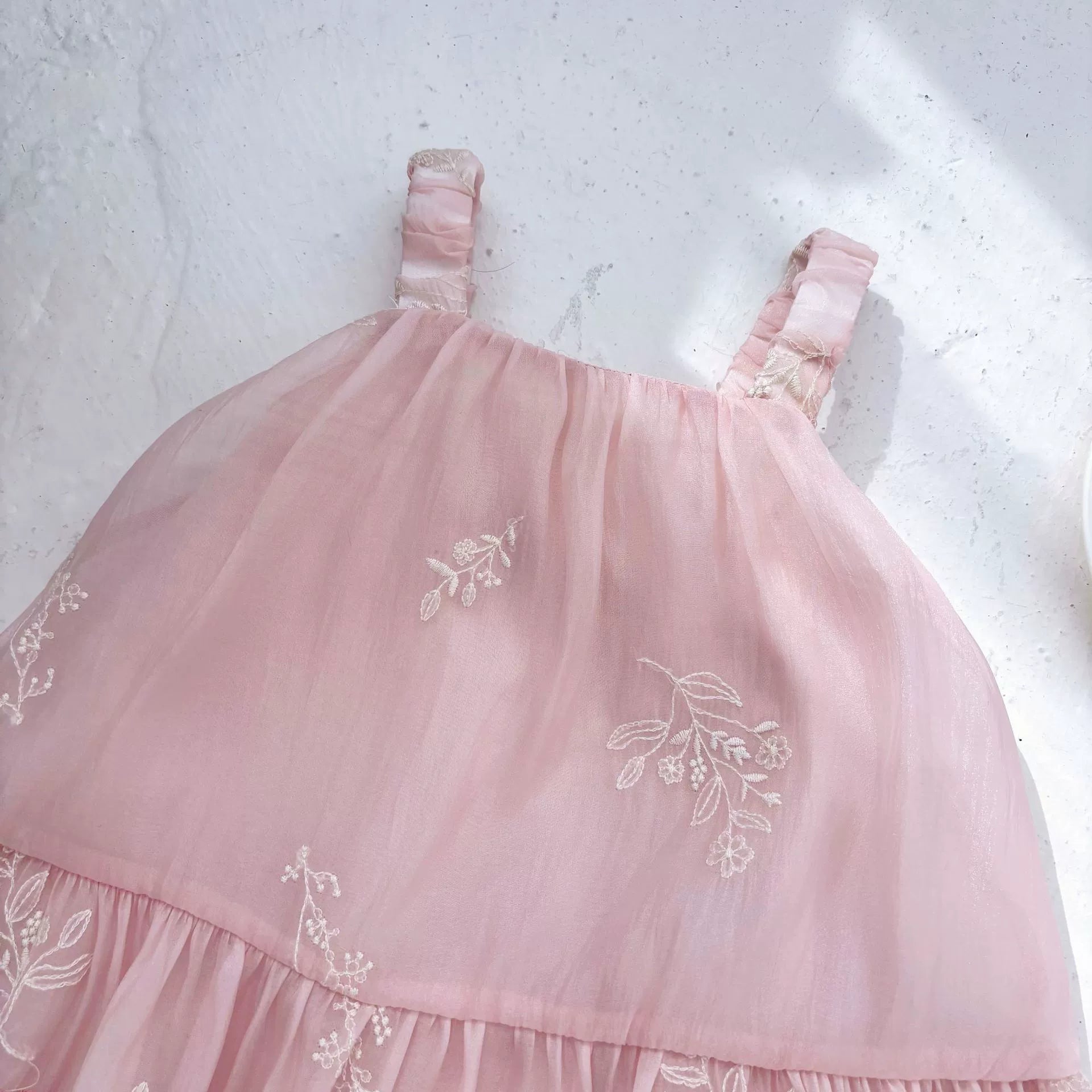 Summer Arrival Baby Girls Sleeveless Pink Flowers Pattern Dress Design Onesies, MyKids-USA®, Baby One-Pieces, MyKids-USA -  -  -  -  -  -  - 