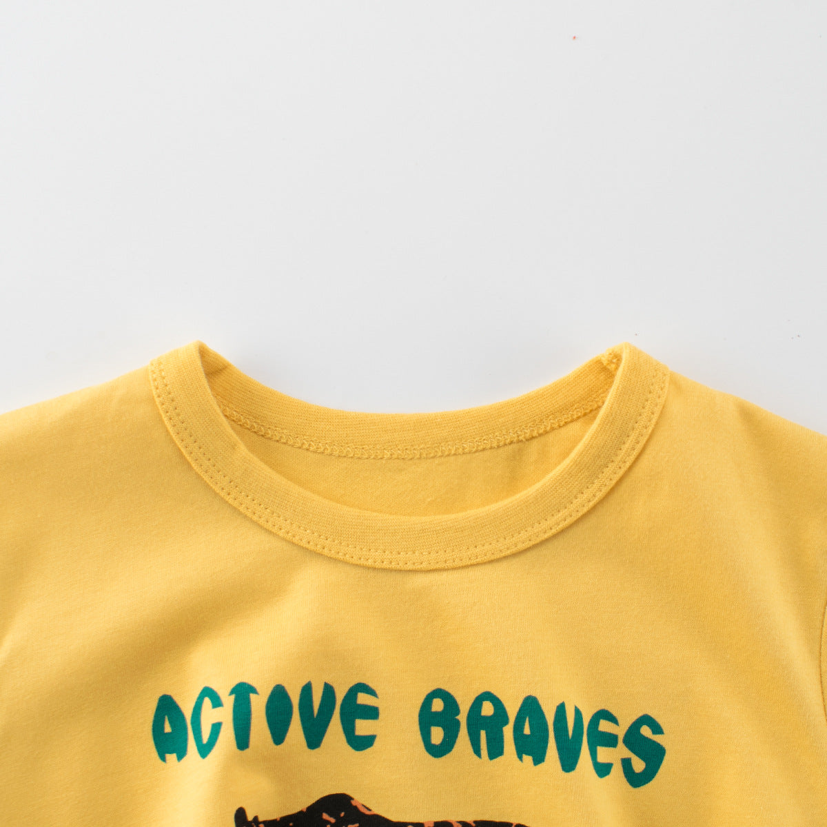 Summer Boys’ Grizzly and Letters Pattern T-shirt in European and American Style, MyKids-USA®, Baby & Toddler Tops, MyKids-USA -  -  -  -  -  -  - 