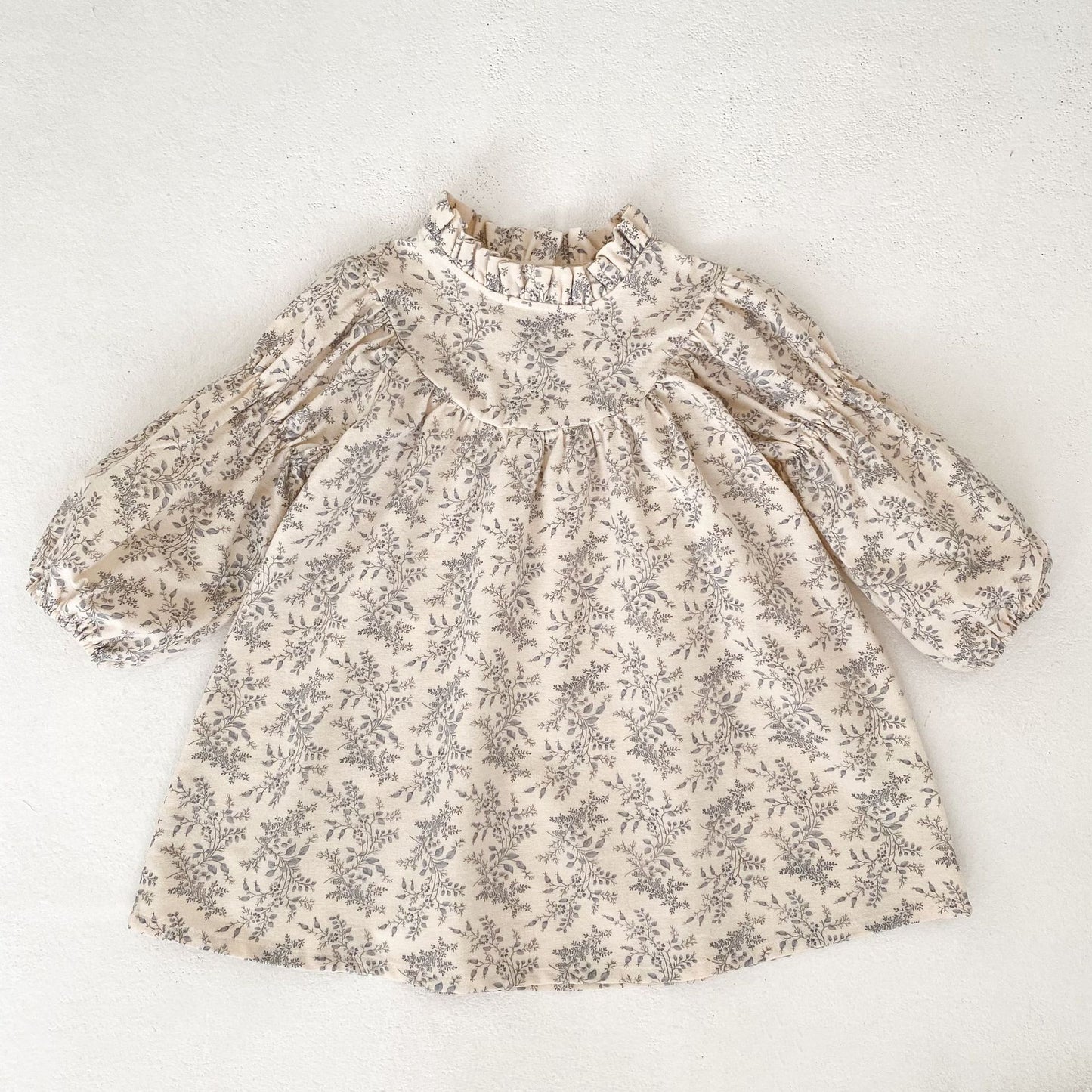 MyKids-USA® Autumn Vintage Floral Baby Kids Girls Princess Long Sleeves Dress
