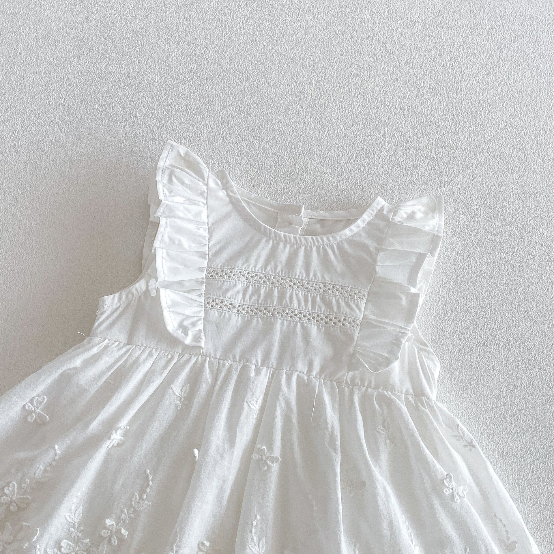 Summer Arrival Baby Girls Fly Sleeves Flowers Pattern Bodysuit, MyKids-USA®, Baby One-Pieces, MyKids-USA -  -  -  -  -  -  - .