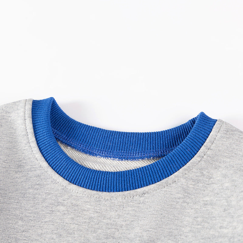 Spring and Autumn Boys Cars Cartoon Pattern Long Sleeves Color Patchwork Sweatshirt and Pants Clothing Set, MyKids-USA®, Baby & Toddler Outfits, MyKids-USA -  -  -  -  -  -  - 