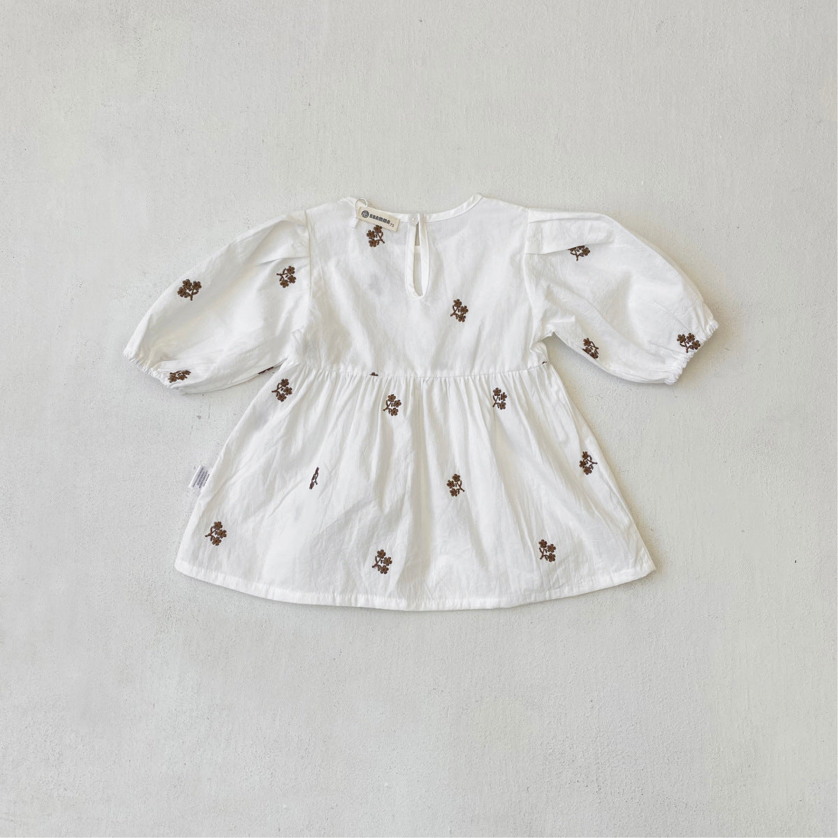 MyKids-USA® Autumn Arrival Baby Kids Girls Princess Long Sleeves Flowers Embroidered Pattern Dress