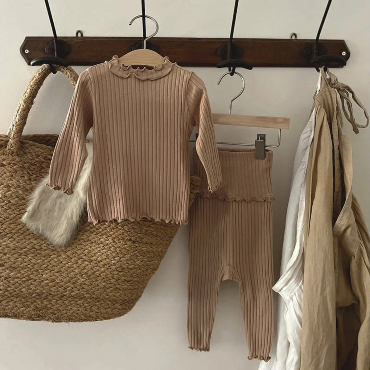 Autumn and Spring Baby Kids Girls Long Sleeves Solid Color Top and Pants Clothing Set, MyKids-USA®, Baby & Toddler Outfits, MyKids-USA -  -  -  -  -  -  - .