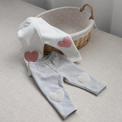 Arrival Baby Kids Girls Hearts Pattern Winter and Autumn Casual Pants, MyKids-USA®, Leggings, MyKids-USA -  -  -  -  -  -  - .