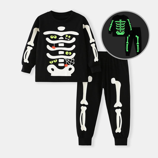 MyKids-USA® Winter and Autumn Baby Kids Halloween Cartoon Pattern Long Sleeves Sweatshirt and Pants Clothing Set