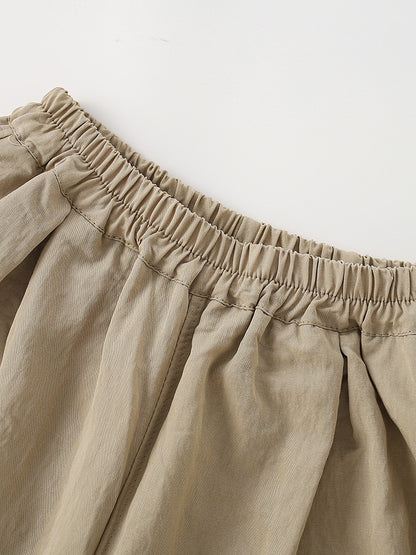 Arrival Summer Kids Solid Color Loose Fit Casual Pants