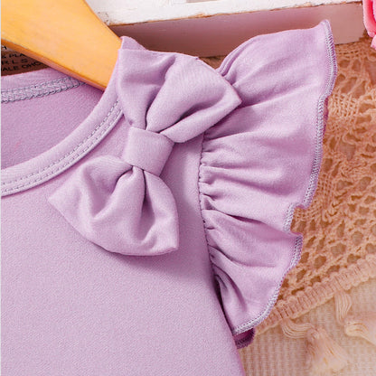 Arrival Summer Baby Kids Girls Fly Sleeves Purple Top Vest and Butterfly Shorts Clothing Set, MyKids-USA®, Baby & Children's Outfits, MyKids-USA -  -  -  -  -  -  - .