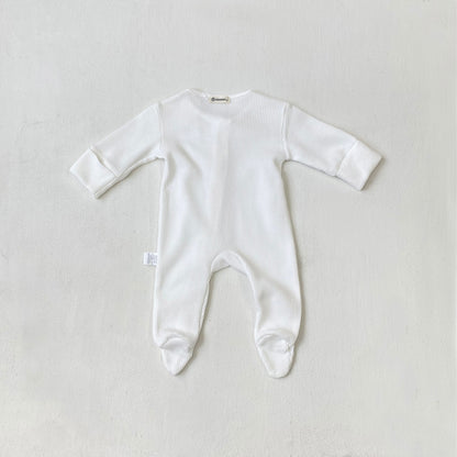 Autumn and Spring Arrival Baby Unisex Solid Color Zip-up Long Sleeves Rompers, MyKids-USA®, Baby One-Pieces, MyKids-USA -  -  -  -  -  -  - .