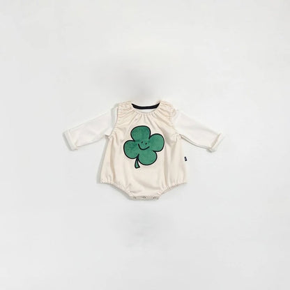 Arrival Autumn Baby Kids Long Sleeves Top and Cartoon Overalls Clothing Set