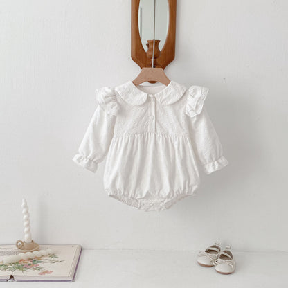 Spring Arrival Baby Girls Cute Floral Embroidered Pattern Long Sleeves, MyKids-USA®, Baby One-Pieces, MyKids-USA -  -  -  -  -  -  - 