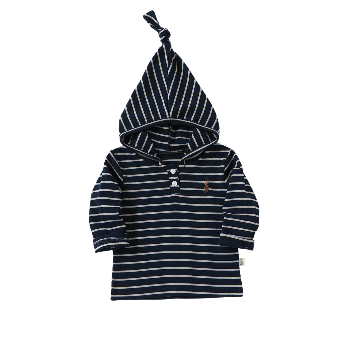 MyKids-USA® Autumn Arrival Baby Kids Unisex Long Sleeves Striped Pattern Hooded Top