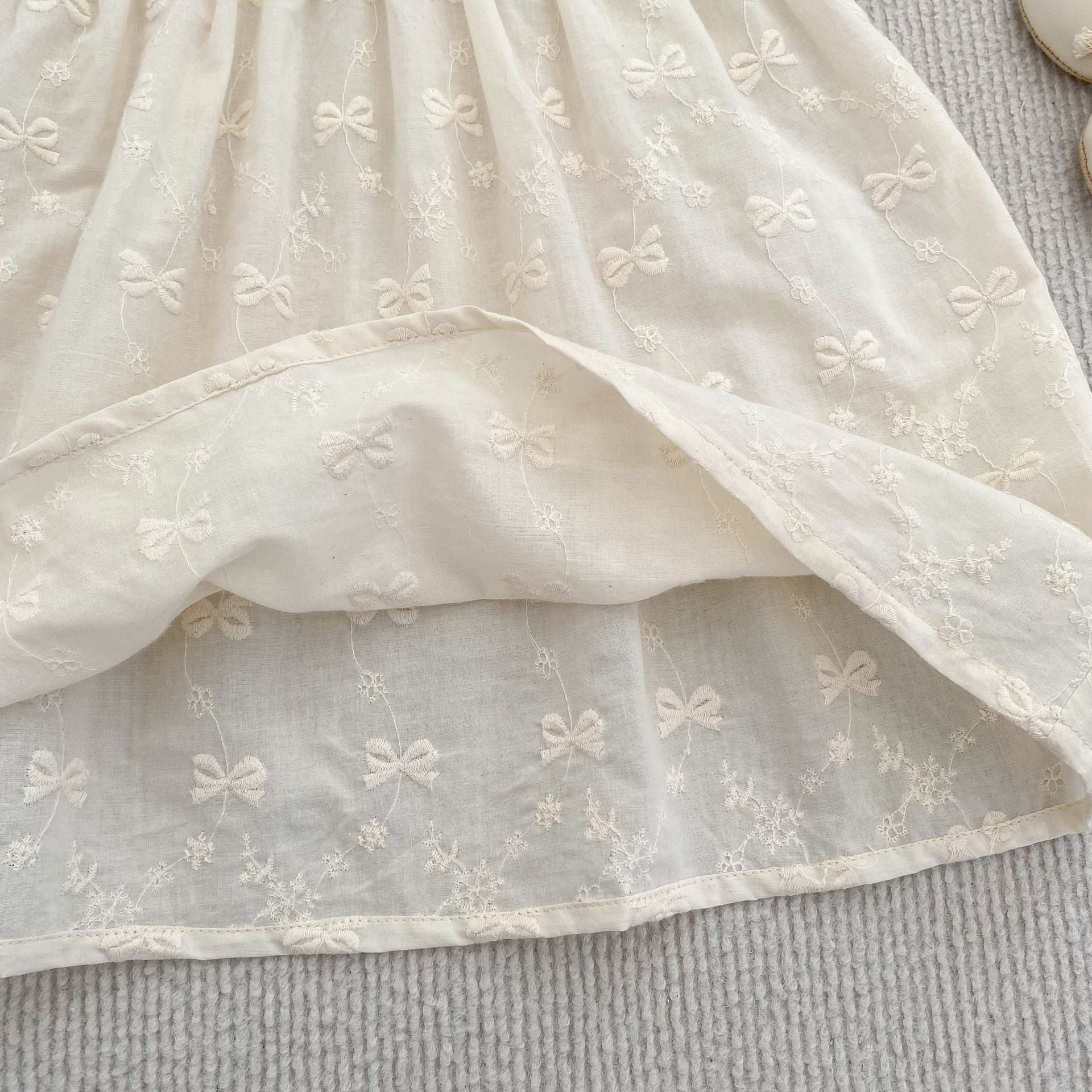 Summer Baby Girls French-style Butterfly-bows Embroidery Pattern Short-sleeved Onesies and Dress – Princess Sister Matching Set, MyKids-USA®, Baby & Children's Dresses, MyKids-USA -  -  -  -  -  -  - .