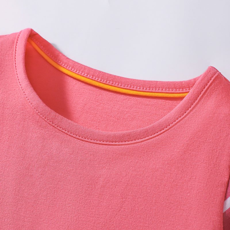 Summer Pure Cotton Animals Cartoon Pattern Short Sleeves Dress for Stylish Girls, MyKids-USA®, Baby & Toddler Dresses, MyKids-USA -  -  -  -  -  -  - 