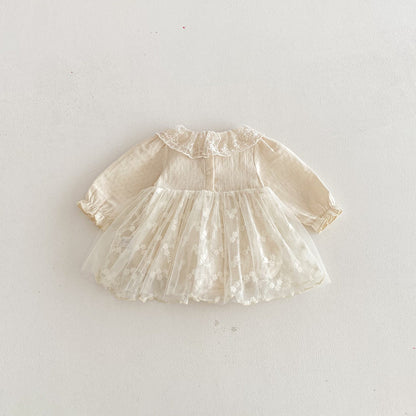 Arrival Winter Baby Girls Floral Tulle Patchwork Design Long Sleeves Onesies Dress, MyKids-USA®, Baby & Toddler Dresses, MyKids-USA -  -  -  -  -  -  - .