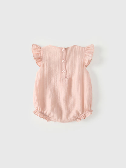Summer Arrival Baby Girls Fly Sleeves Hearts Pattern Bodysuit, MyKids-USA®, Baby & Children's One-Pieces, MyKids-USA -  -  -  -  -  -  - .