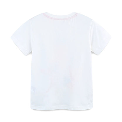 Summer Girls’ Rhythmic Gymnastics Cartoon Pattern T-shirt in European and American Style, MyKids-USA®, Baby & Toddler Tops, MyKids-USA -  -  -  -  -  -  - 