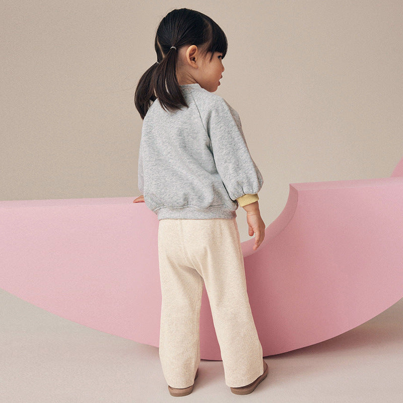 Spring and Autumn Girls Animals Cartoon Pattern Long Sleeves Coat and Beige Pants Clothing Set, MyKids-USA®, Baby & Toddler Outfits, MyKids-USA -  -  -  -  -  -  - 