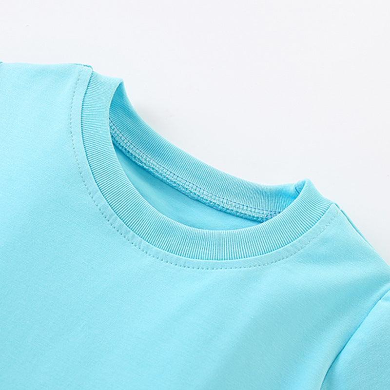 Summer Arrival Cartoon Rainbow Pattern Short Sleeves Dress for Stylish Girls, MyKids-USA®, Baby & Toddler Dresses, MyKids-USA -  -  -  -  -  -  - 