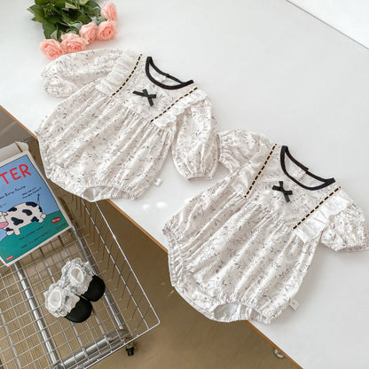 Spring/Summer Arrival Baby Girls Long/Short Sleeves Floral Print bodysuit Bodysuits, MyKids-USA®, Baby One-Pieces, MyKids-USA -  -  -  -  -  -  - .