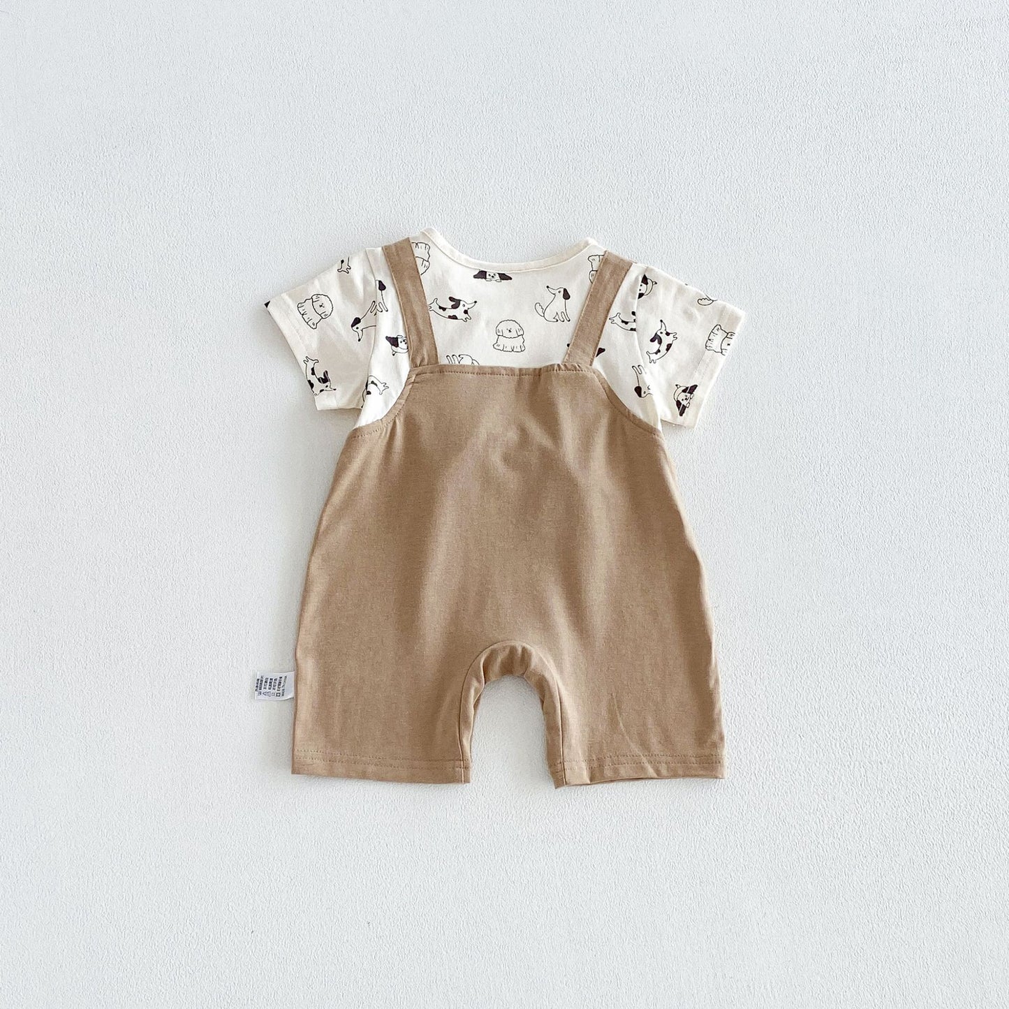 Summer Arrival Baby Boys Short Sleeves Color Patchwork Cartoon Rompers Bodysuits, MyKids-USA®, Baby & Children's One-Pieces, MyKids-USA -  -  -  -  -  -  - .