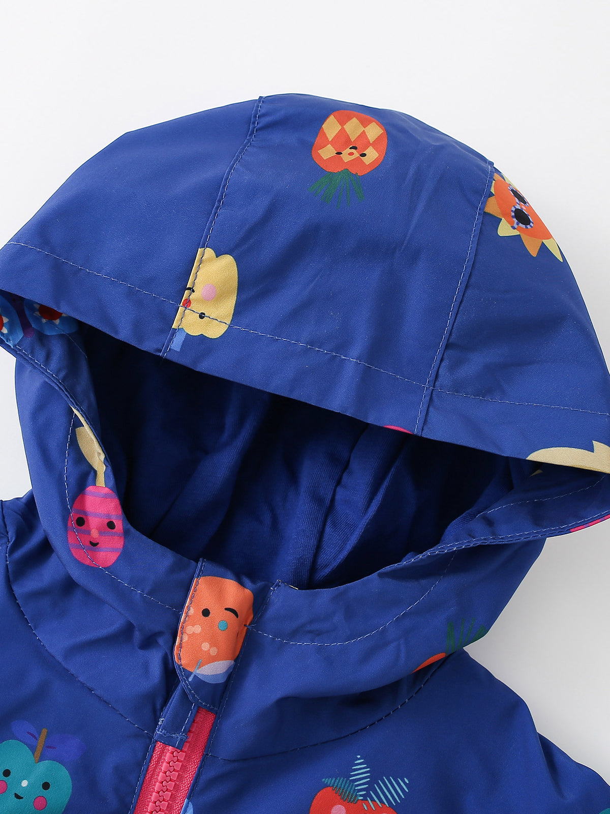 MyKids-USA® Autumn Arrival Girls’ Fruits Cartoon Pattern Coat