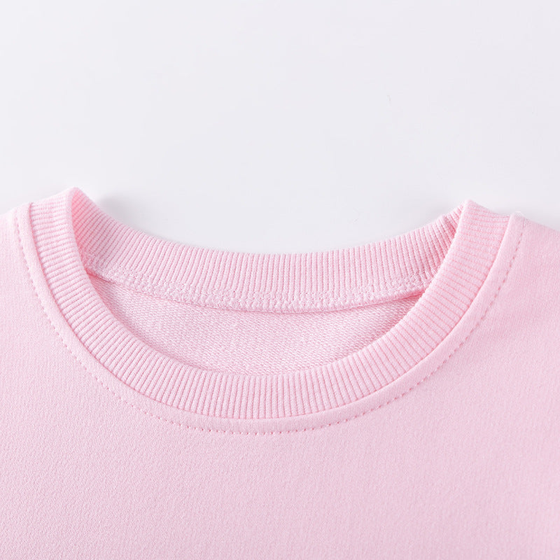 Spring and Autumn Girls Princess Cartoon Pattern Long Sleeves Sweatshirt and Polka Dots Pattern Pants Clothing Set, MyKids-USA®, Baby & Toddler Outfits, MyKids-USA -  -  -  -  -  -  - 