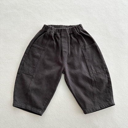 Autumn Arrival Casual Unisex Solid Color American Style Pants, MyKids-USA®, Trousers, MyKids-USA - Size/Age - 80 (9-12M) - Color - Grey -  -  - TR2510082230-A