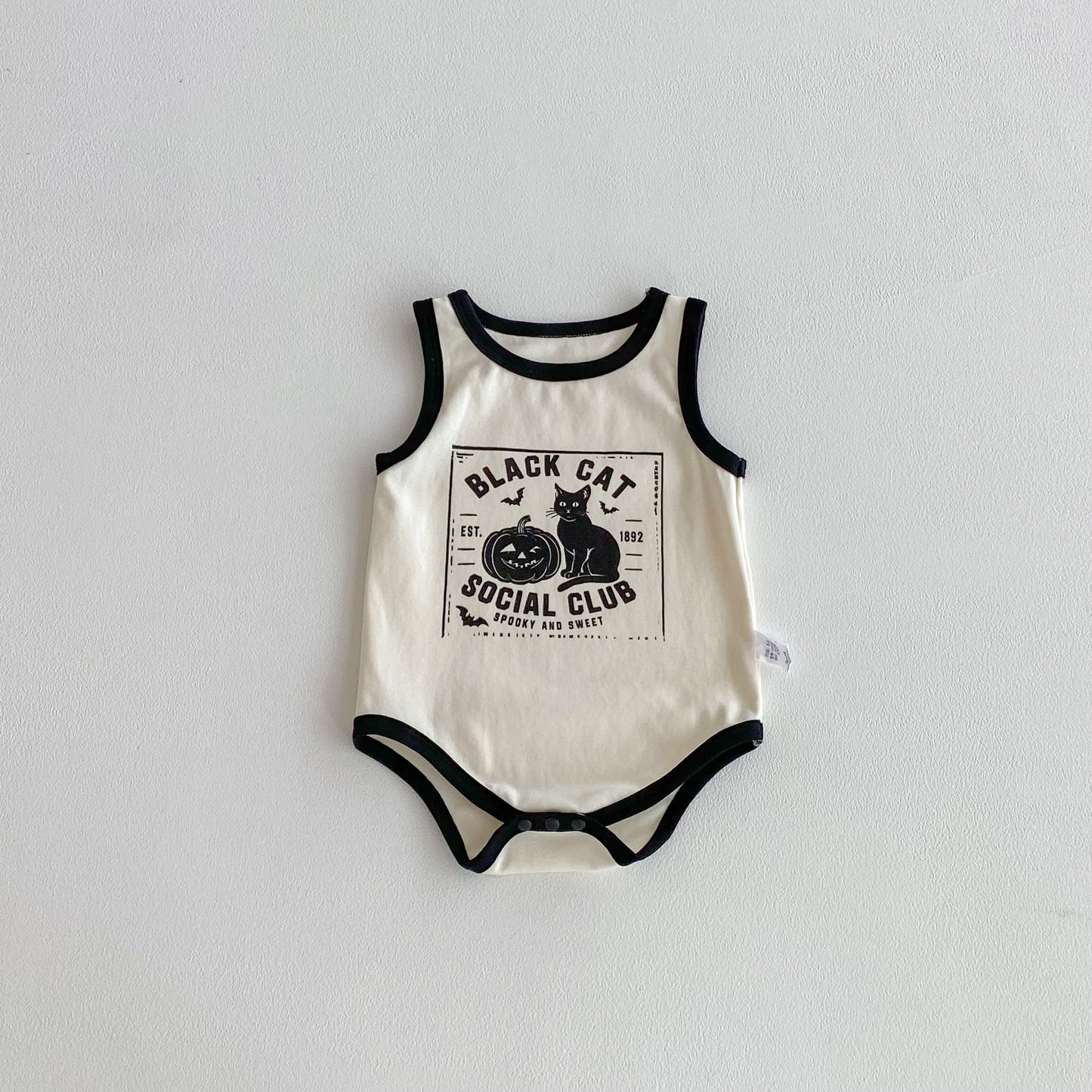 Summer Arrival Baby Unisex Cartoon Pattern Sleeveless Onesies, MyKids-USA®, Bodysuits, MyKids-USA -  -  -  -  -  -  - 