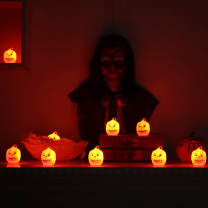Unique Pumpkin Candle Lights – Ghostly Night Light Accessory for Halloween Parties, MyKids-USA®, Seasonal & Holiday Decorations, MyKids-USA -  -  -  -  -  -  - .