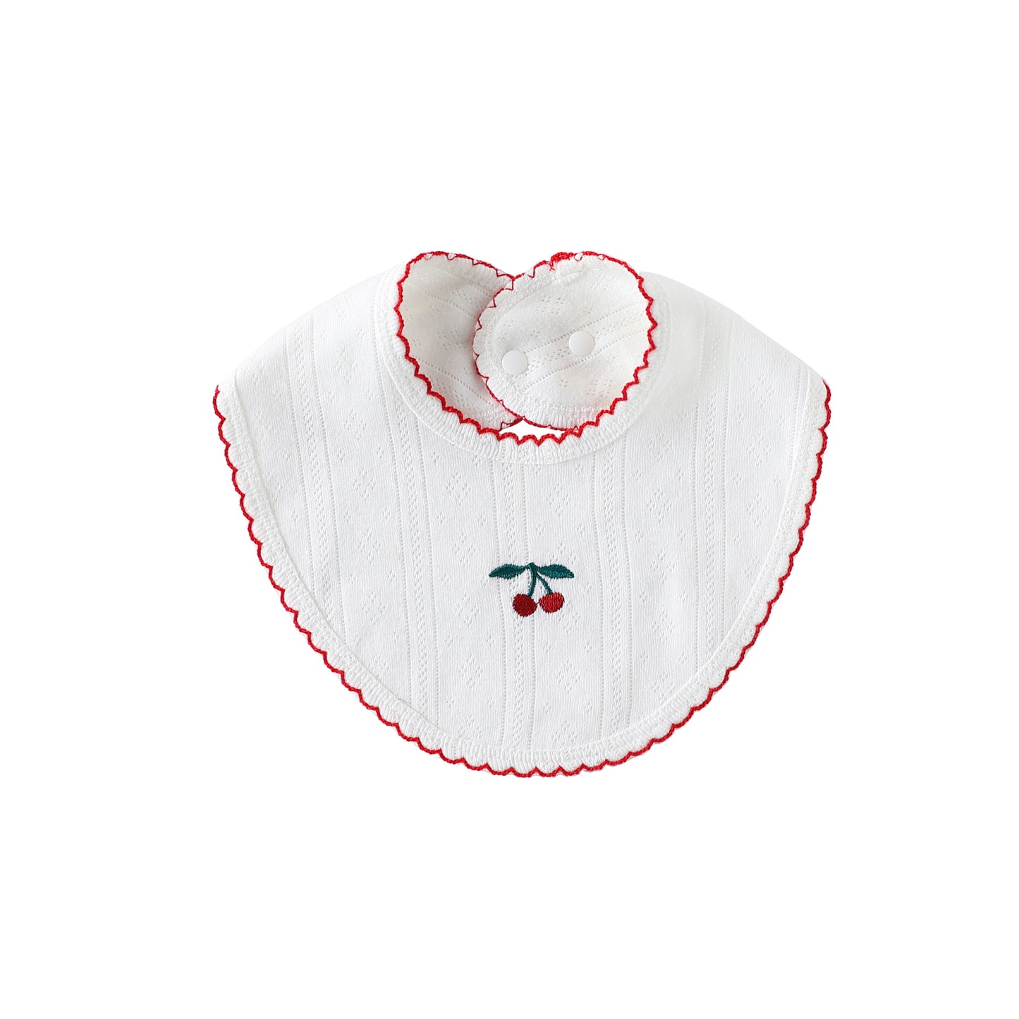 Simple Various Pattern Cotton Bib for Baby, MyKids-USA®, Bibs, MyKids-USA - Size/Age - S (1-3Y) - Color - White -  -  - TR2508282310-D