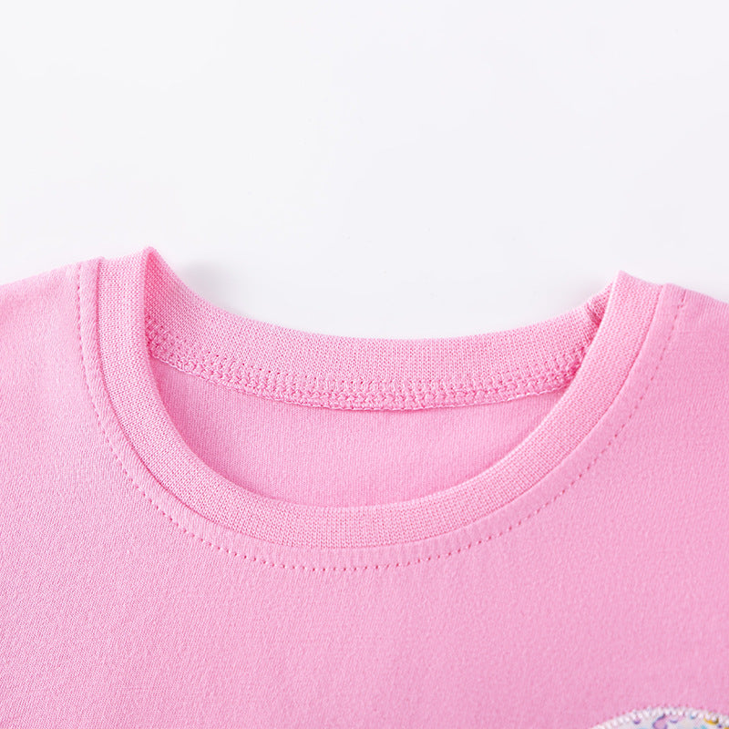 Summer Hot Selling Baby Kids Girls Short Sleeves Cartoon Pattern T-shirt and Tulle Skirt Clothing Set, MyKids-USA®, Baby & Toddler Outfits, MyKids-USA -  -  -  -  -  -  - .