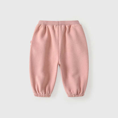 Winter and Autumn Arrival Casual Baby Kids Girls Cartoon Pattern Fleece-lined Pants, MyKids-USA®, Leggings, MyKids-USA -  -  -  -  -  -  - 