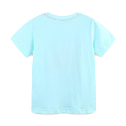 Summer Boys’ Animals Cartoon Pattern T-shirt in European and American Style, MyKids-USA®, Baby & Toddler Tops, MyKids-USA -  -  -  -  -  -  - 