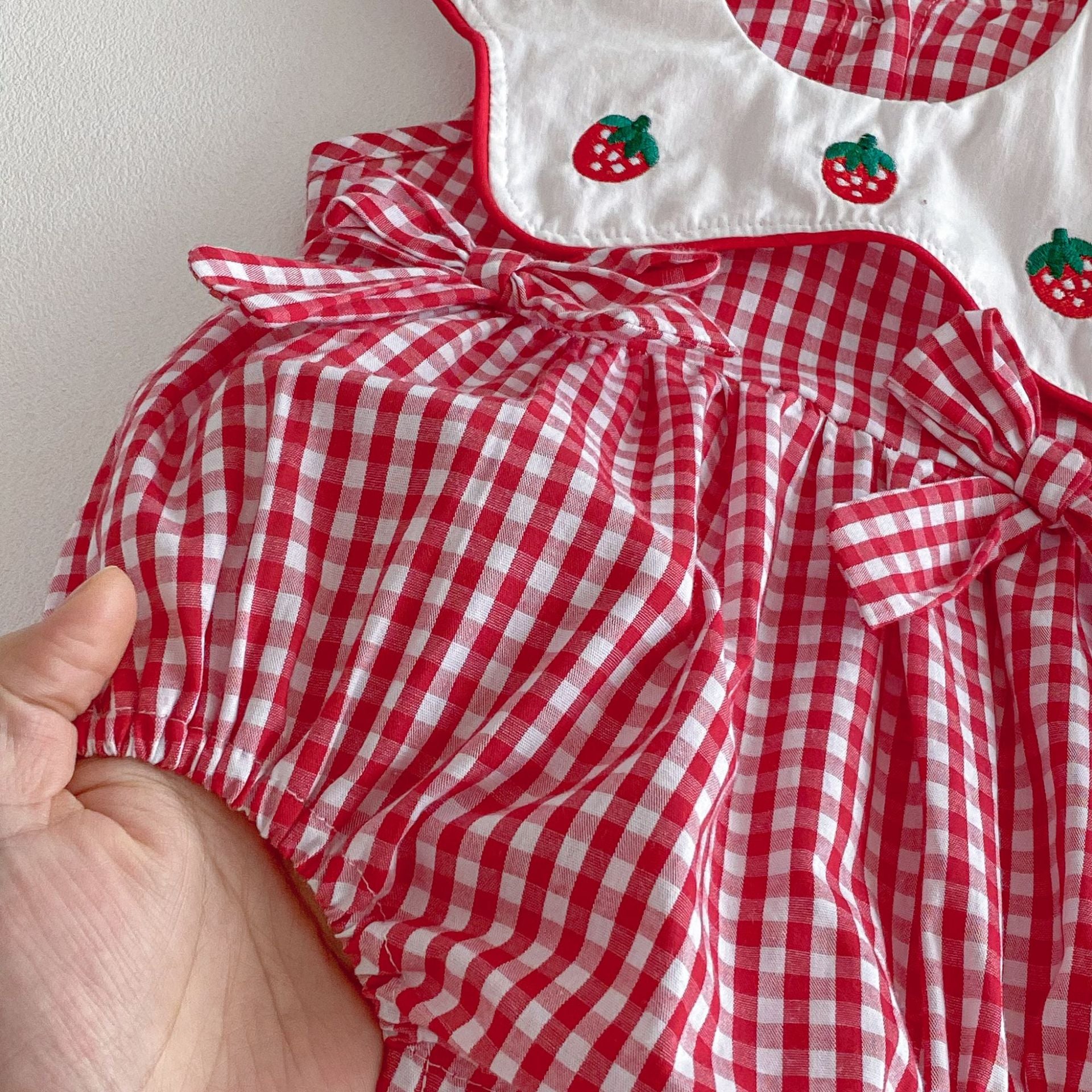 Arrival Summer and Spring Baby Girls Plaid Sleeveless Bodysuit, MyKids-USA®, Bodysuits, MyKids-USA -  -  -  -  -  -  - .