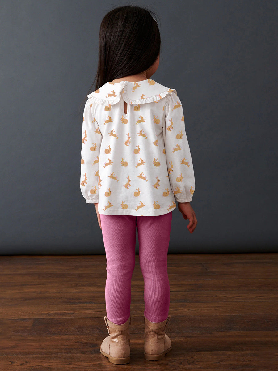 Arrival Spring And Autumn Girls Casual Rabbits Pattern Long Sleeves Top T-Shirt And Pants Clothing Set, MyKids-USA®, Baby & Toddler Outfits, MyKids-USA -  -  -  -  -  -  - 