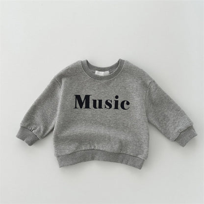 Arrival Spring and Autumn Baby Kids Unisex Letters Pattern Pullover, MyKids-USA®, Sweatshirts, MyKids-USA - Size/Age - 66 (3-6M) - Color - Grey -  -  - TR2601222152-A.