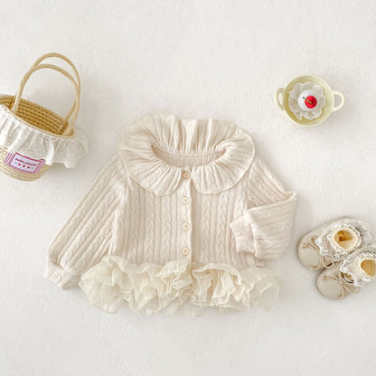 MyKids-USA® Arrival Spring and Autumn Baby Kids Girls Jacquard Pattern Knitted Cardigan Sweater
