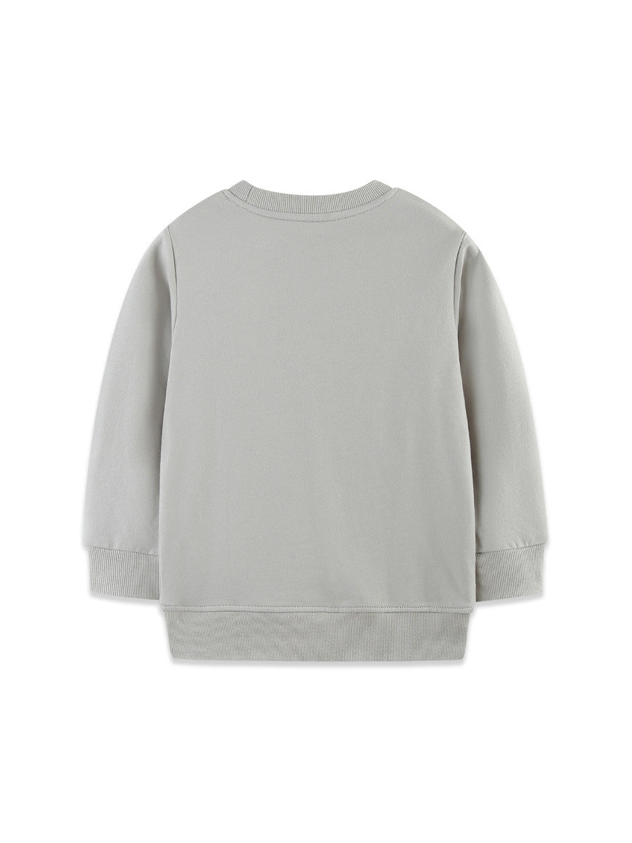 Autumn and Spring Arrival Cartoon Pattern Long Sleeves Pullover for Boys