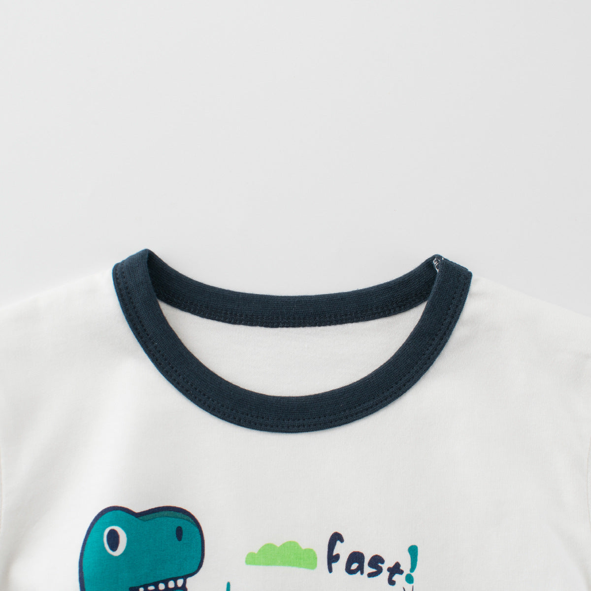 Summer Boys’ Dinosaur and Letters Pattern T-shirt in European and American Style, MyKids-USA®, Baby & Toddler Tops, MyKids-USA -  -  -  -  -  -  - 
